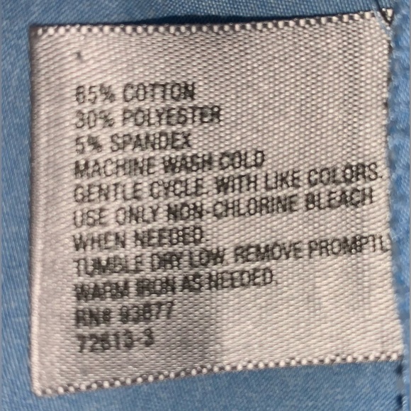 Worthington Blue Button Down - Picture 11 of 12